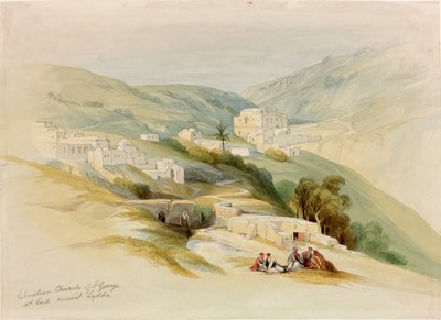 La Iglesia de San Jorge, Ludd, Palestina (La Antigua Lydda) de David Roberts